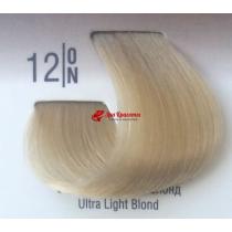 Крем-фарба для волосся 12 / ON Спеціальний світлий блонд Basic color Spa Master Professional, 100 мл