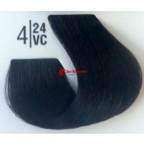 Крем-фарба для волосся 4 / 24VС Перламутрове мідний шатен Basic color Spa Master Professional, 100 мл