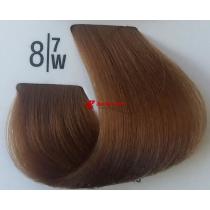 Крем-фарба для волосся 8 / 7W Світлий коричневий блонд Basic color Spa Master Professional, 100 мл