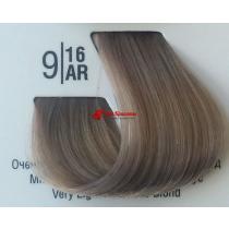 Крем-фарба для волосся 9 / 16AR Дуже світлий холодний рожевий блонд Basic color Spa Master Professional, 100 мл