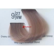 Крем-фарба для волосся 9 / 27VW Дуже світлий перламутровий коричневий блонд Basic color Spa Master Professional, 100 мл