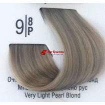 Крем-фарба для волосся 9/8 P Дуже світлий перлинний блонд Basic color Spa Master Professional, 100 мл