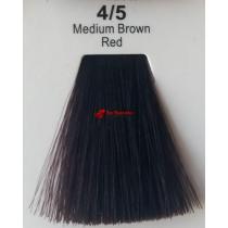 Фарба для волосся стійка 4.5 Шатен Червоний Master Lux, 60 мл