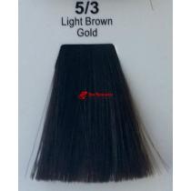Фарба для волосся стійка 5.3 Світлий Шатен Золотистий Master Lux, 60 мл