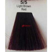 Фарба для волосся стійка 5.5 Світлий Шатен Червоний Master Lux, 60 мл