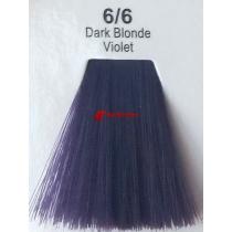 Фарба для волосся стійка 6.6 Темно-русявий Фіолетовий Master Lux, 60 мл