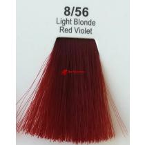 Фарба для волосся стійка 8.56 Світло-русявий Червоно-Фіолетовий Master Lux, 60 мл