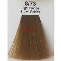Фарба для волосся стійка 8.73 Світло-русявий Коричнево-Золотистий Master Lux, 60 мл