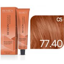 Стійка фарба для волосся 77.40 Інтенсивний мідний блонд Revlonissimo Colorsmetique Color Coppers Revlon, 60 мл