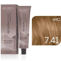 Стійка фарба для волосся 7.41 Світло-горіховий блондин Revlonissimo Colorsmetique Color Brunettes Revlon, 60 мл
