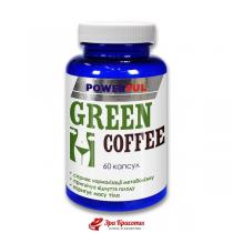Зелена кава Green Coffee Powerful для зниження ваги, капсули 1,0 г № 60
