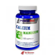 Кальцій, магній Calcium, Magnesium Powerful, капсули 1,0 г № 100