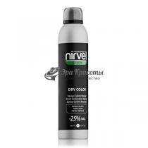Спрей тонуючий для волосся Чорний Green Dry Color Black Nirvel Professional, 405 мл