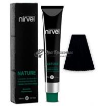 Крем-фарба для волосся безаміачна 1/0 Чорний Nature Spa Color Nirvel, 100 мл
