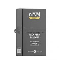 Набір для тривалого завивання №2 Для фарбованого волосся Pack Permanente Nirvel Professional, 2 * 125 мл
