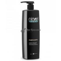 Шампунь проти жирної шкіри голови Cabello Sano Therapy Purifying Shampoo Nirvel Professional, 1000 мл