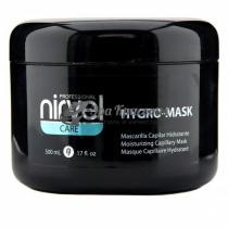 Капілярна зволожуюча маска для сухого і пошкодженлшл волосся Hygro-Mask Nirvel Professional, 500 мл