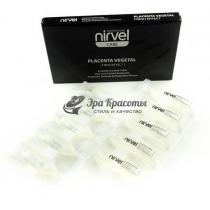 Ампули проти випадіння волосся з плацентою Reconstituted plant placenta Nirvel Professional, 6*9 мл