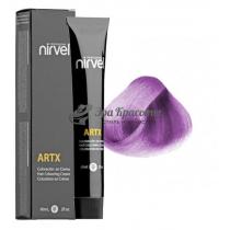 Крем-фарба для волосся PR-56 Фіолетовий Artx Nirvel Professional, 60 мл