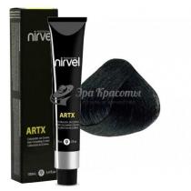 Крем-фарба для волосся 1 Чорний Artx Nirvel Professional, 100 мл