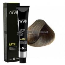 Крем-фарба для волосся 7/1 Середній попелястий блондин Artx Nirvel Professional, 100 мл
