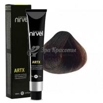Крем-фарба для волосся 4/3 Каштановий середній золотистий Artx Nirvel Professional, 100 мл