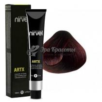 Крем-фарба для волосся 4/75 Каштановий середній шоколадний Artx Nirvel Professional, 100 мл