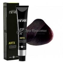 Крем-фарба для волосся 4/65 Фіолетовий середній каштановий Artx Nirvel Professional, 100 мл