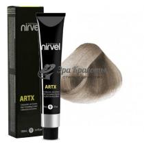 Крем-фарба для волосся 9/21 Дуже світлий блондин фіолетовий попелястий Artx Nirvel Professional, 100 мл