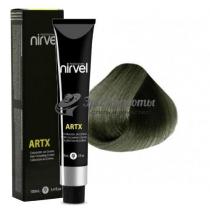 Крем-фарба для волосся 7/11 Середній блондин попелястий інтенсивний Artx Nirvel Professional, 100 мл