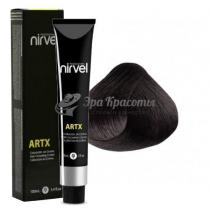 Крем-фарба для волосся 5/12 Світлий коричневий попелястий перлинний Artx Nirvel Professional, 100 мл