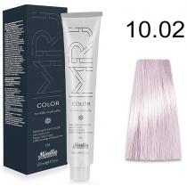 Фарба для волосся 10.02 платиновий блондин натуральний фіолетовий MRJ Color Mirella, 100 мл