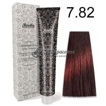 Фарба для волосся 7.82 блондин коричнево-фіолетовий Mirella Professional, 100 мл