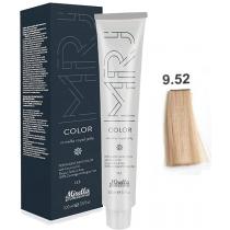 Фарба для волосся 9.52 дуже світлий блондин махагон-фіолетовий MRJ Color Mirella, 100 мл