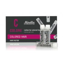 Лосьйон для фарбованого волосся з маточним молочком Lotion For Colored Hair Mirella, 10*10 мл
