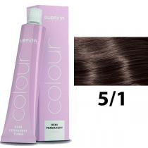Тонуюча фарба для волосся 5/1 Світло-коричневий попелястий Demi Colour Subrina, 60 мл