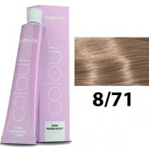 Тонуюча фарба для волосся 8/71 Світлий блондин коричневий попелястий Demi Colour Subrina, 60 мл