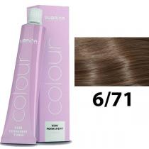 Тонуюча фарба для волосся 6/71 Темний блондин коричневий попелястий Demi Colour Subrina, 60 мл