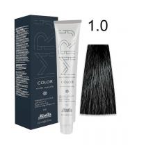 Фарба для волосся 1.0 чорний MRJ Color Mirella, 100 мл
