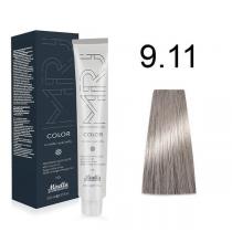 Фарба для волосся 9.11 дуже світлий блондин інтенсивно-попелястий MRJ Color Mirella, 100 мл