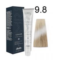 Фарба для волосся 9.8 дуже світлий блондин коричневий MRJ Color Mirella, 100 мл