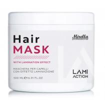 Маска для волосся з ефектом ламінування Hair Mask Lami Action Mirella, 500 мл