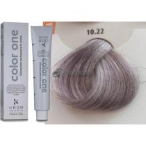 Стійка крем-фарба для волосся 10.22 Інтенсивна фіолетова пастель Color One Krom, 100 мл