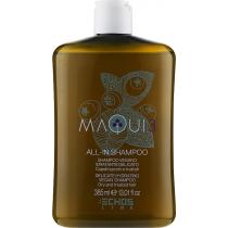 Зволожуючий шампунь для усіх типів волосся Maqui 3 Delicate Hydrating Vegan Shampoo Echosline, 385 мл
