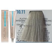Стійка крем-фарба для волосся 10.11 платиновий блонд інтенсивно-попелястий 3DeLuXe Professional, 100 мл