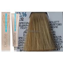 Стійка крем-фарба для волосся 12.16 суперблонд попелясто-бежевий 3DeLuXe Professional, 100 мл