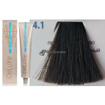 Стійка крем.краска для волосся 4.1 каштановий попелястий 3DeLuXe Professional, 100 мл