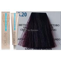 Стійка крем.краска для волосся 5.20 світло-каштановий ірис 3DeLuXe Professional, 100 мл