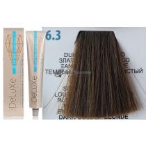 Стійка крем.краска для волосся 6.3 темний блондин золотистий 3DeLuXe Professional, 100 мл