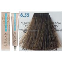 Стійка крем.краска для волосся 6.35 темний блондин шоколадний 3DeLuXe Professional, 100 мл